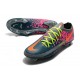 Nike Phantom GT Elite FG Crampon de Football Bleu Gris Rose