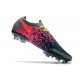 Nike Phantom GT Elite FG Crampon de Football Bleu Gris Rose
