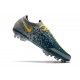 Nike Phantom GT Elite FG Crampon de Football Bleu Gris Jaune