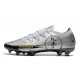 Nike Phantom GT Elite Scorpion FG Crampon de Football Argent Noir