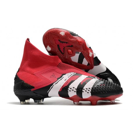 adidas Crampon Predator Mutator 20+ FG Noir Rouge Blanc