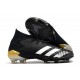 Crampon adidas Predator Mutator 20.1 FG Noir Blanc Or Metallique