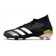 Crampon adidas Predator Mutator 20.1 FG Noir Blanc Or Metallique