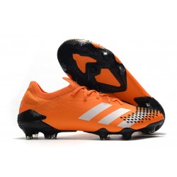 adidas Predator Mutator 20.1 Low FG Orange Blanc Noir