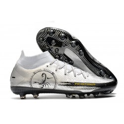 Nike Phantom GT Elite DF AG-PRO Platine Pur Argent Metallique Noir