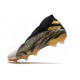 adidas Nemeziz 19+ FG Crampons de Football Blanc Or Metallique Noir