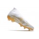 adidas Nemeziz 19+ FG Crampons de Football Blanc Or Metallique Noir