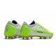 Nike Phantom GT Elite FG Crampon de Football Blanc Vert