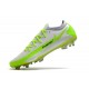Nike Phantom GT Elite FG Crampon de Football Blanc Vert