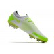 Nike Phantom GT Elite FG Crampon de Football Blanc Vert