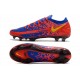 Nike Phantom GT Elite FG Crampon de Football Rouge Bleu Jaune