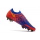 Nike Phantom GT Elite FG Crampon de Football Rouge Bleu Jaune