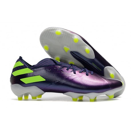 adidas Nemeziz 19.1 FG Chaussures - Violet Vert