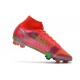 Nike Nouvelles Mercurial Superfly 8 Elite FG Rubis Argent Metallique