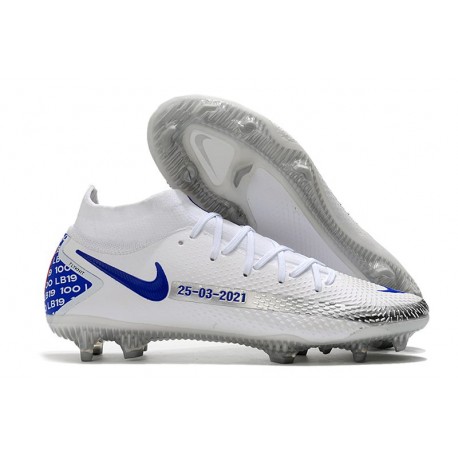 Nike Homme Phantom GT Elite DF FG Blanc Bleu