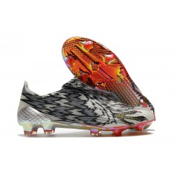 adidas X Ghosted+ FG Crampon Football Noir Blanc Rouge