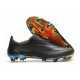 adidas X Ghosted+ FG Crampon Football Superstealth - Noir Bleu cyan