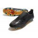 adidas X Ghosted+ FG Crampon Football Superstealth - Noir Bleu cyan