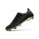 adidas X Ghosted+ FG Crampon Football Superstealth - Noir Bleu cyan
