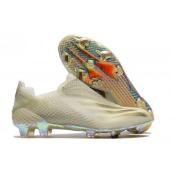 adidas X Ghosted+ FG Crampon Football Inflight - Blanc Doré Noir