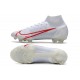 Nike Nouvelles Mercurial Superfly 8 Elite FG Blanc Rouge