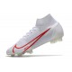 Nike Nouvelles Mercurial Superfly 8 Elite FG Blanc Rouge