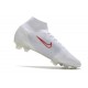 Nike Nouvelles Mercurial Superfly 8 Elite FG Blanc Rouge