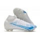 Nike Nouvelles Mercurial Superfly 8 Elite FG Blanc Bleu