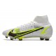 Nike Mercurial Superfly VIII Elite FG Silver Safari Blanc Noir Argenté