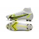 Nike Mercurial Superfly VIII Elite FG Silver Safari Blanc Noir Argenté