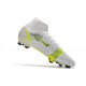 Nike Mercurial Superfly VIII Elite FG Silver Safari Blanc Noir Argenté
