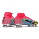 Nike Nouvelles Mercurial Superfly 8 Elite FG Rose Bleu Vert