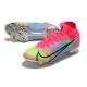 Nike Nouvelles Mercurial Superfly 8 Elite FG Rose Bleu Vert