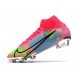 Nike Nouvelles Mercurial Superfly 8 Elite FG Rose Bleu Vert