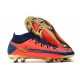 Nike Phantom GT Elite DF FG Crampons Orange Bleu Or