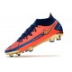 Nike Phantom GT Elite DF FG Crampons Orange Bleu Or