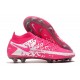 Nike Phantom GT Elite DF FG Crampons Rose Blanc