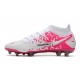 Nike Phantom GT Elite DF FG Crampons Blanc Rose