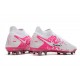 Nike Phantom GT Elite DF FG Crampons Blanc Rose