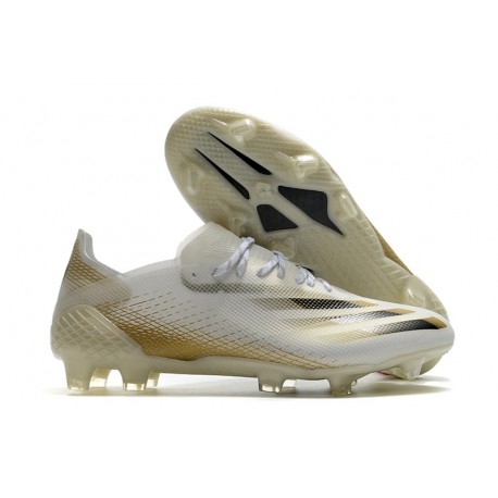 Chaussures adidas X Ghosted.1 FG /AG Inflight - Blanc Doré Noir