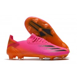 Chaussures adidas X Ghosted.1 FG /AG Rose Noir Orange&nbsp;