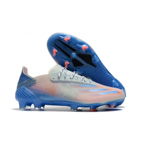 Chaussures adidas X Ghosted.1 FG /AG Bleu Rouge