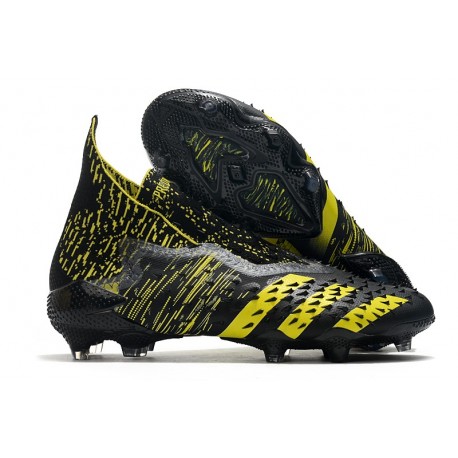 adidas Predator Freak + FG/ AG Noir Jaune