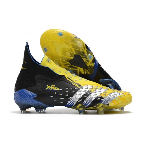 adidas Predator Freak + FG/ AG X-Men Wolverine - Jaune Argent Métallique Noir