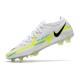 Chaussure Nike Phantom GT Elite FG Blanc Noir Volt