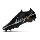 Chaussure Nike Phantom GT II Elite FG Noir Gris Foncé Métallique Or Métallique