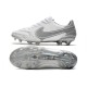 Crampons Nike Tiempo Legend 9 Elite FG Blanc Gris