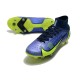 Chaussures Nike Mercurial Superfly VIII Elite SG Sapphire Volt Bleu