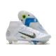 Chaussures Nike Mercurial Superfly VIII Elite SG Gris Bleu Noir