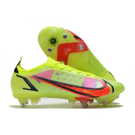 Nike Mercurial Vapor 14 Elite SG-Pro Volt Carmin Noir